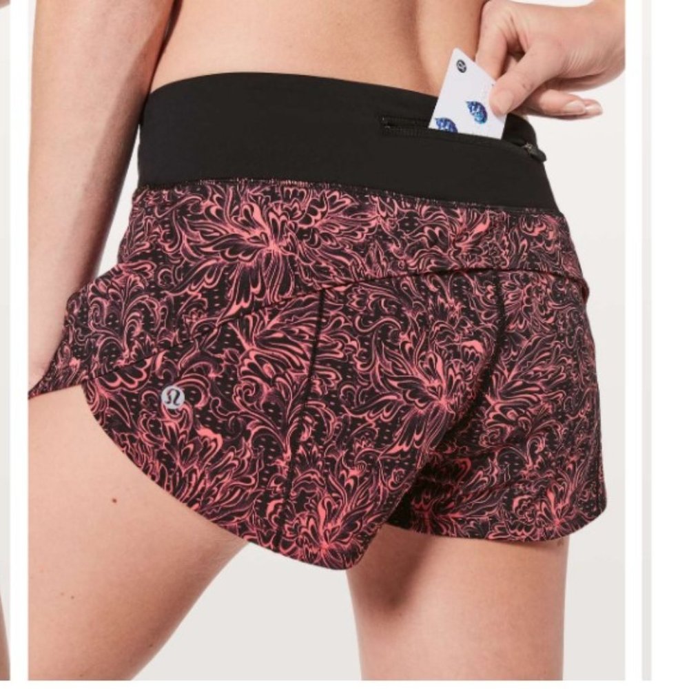 lululemon Speed Up Short *2.5", sz 6